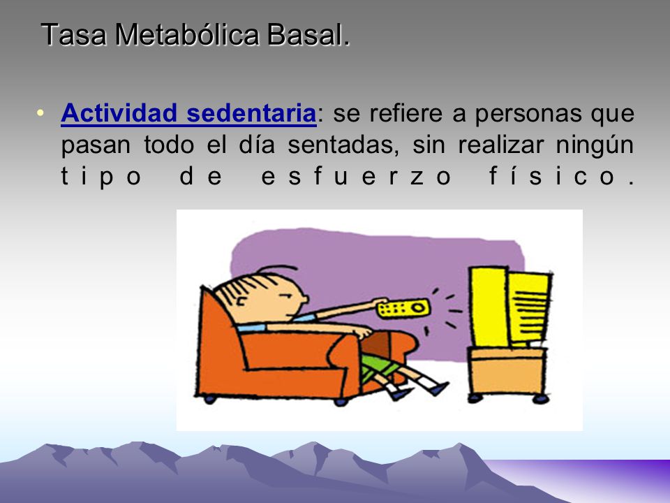 Tasa metabolismo basal